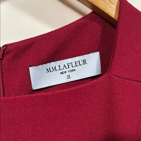 MM Lafleur Red Midi Dress - Picture 2 of 4